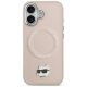 Karl Lagerfeld iPhone 17 Choupette Pin MagSafe Case, Pink