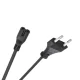 Кабель питания Maclean MCTV-809, 2-pin, вилка EU, 1.5м