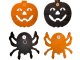 Decorative Garland Halloween Pumpkin/Spider Paper Long 3 Metres
