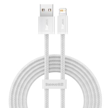 Кабель USB - Lightning Baseus CALD000502 2.4A 2м Белый