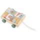Nukido NK-853 Wooden Pull-Along Toy with Blocks