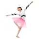 Фатиновая юбка Tutu для карнавального костюма, розовая