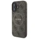 Guess 4G Ring Classic Logo MagSafe vāciņš Apple iPhone 16 - Brūns