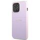 Guess iPhone 13 Pro / 13 case Saffiano Hot Stamp & Metal Logo Purple