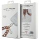 Guess Universal Hand Strap Saffiano Chain 4G Charm, Brown/Gold