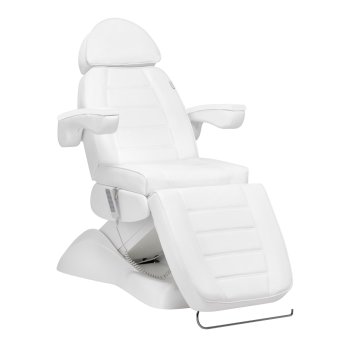Lux 4M Elektr. Kosmētikas Krēsls Balts Ar Šūpuli | White Electr. Cosmetic Chair With Cradle