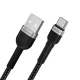Кабель Wozinsky WNBAC1 USB-A на USB-C 2.4A 1 м черный
