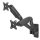Настенное крепление для двух мониторов Maclean MC-988, 17-32\", 2x 9 кг,...