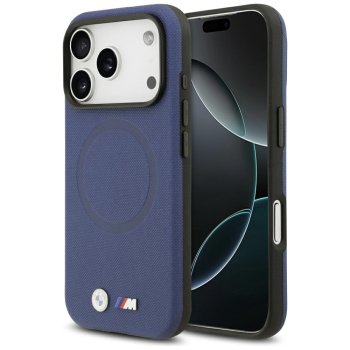 BMW iPhone 17 Pro Max vāciņš M FW Metal Logo MagSafe, tumši zils