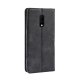 OnePlus 7 Vintage Style Magnetic Leather Wallet Protective Case Cover, Black | Чехол для Телефона...