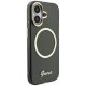 Guess IML Script Metal MagSafe Phone Case Cover iPhone 17 - Black