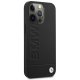 Apple iPhone 13 Pro Max 6,7\" BMW Signature Logo Imprint Magsafe Case Cover (BMHCP13XSLLBK), Black