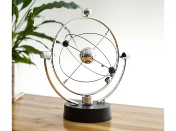 Magnētisks Ņūtona Svārsts Šūpoles Šūpulis Suvenīrs Ofisam Mājai "Saules sistēma" | 3D Metallic Magnetic...