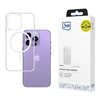 Чехол 3mk Protection для iPhone 14 Pro Max MagCase, прозрачный