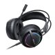 Onikuma X88 spēļu austiņas ar RGB un mikrofonu, Melnas
