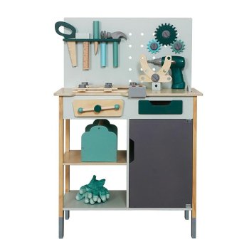 Деревянная мастерская для детей с инструментами развивающий...