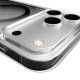 Puro Lite Mag Case for iPhone 17 Pro with MagSafe, Transparent with Gray Ring