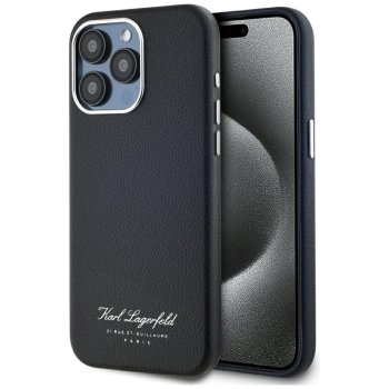 Karl Lagerfeld Hotel RSG vāciņš Apple iPhone 15 Pro, melns