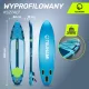 SUP-доска 4Fizjo 1837 PRO TSUNAMI 350 см T15, разноцветная