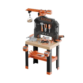 Smoby Black & Decker bērnu darbagalds ar celtni