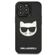 Чехол Karl Lagerfeld 3D Rubber Choupette для iPhone 13 Pro / 13, Черный