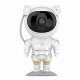 Astronaut Projector Star and Galaxy Night Light by Telcon, white