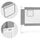 ECOTOYS Bed Rail for Toddlers 180 cm, Kids Safety Bed Guard, Grey