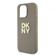 DKNY iPhone 15 Pro Max Case Wrist Strap Stock Logo, Beige