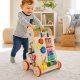 Attīstošs interaktīvs bērnu koka stumjamais staigulis | Baby Walker Pusher