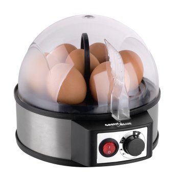 Greenblue GB573 Automatic Egg Boiler, 400W, 7 Eggs, Silver