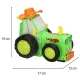 Tālvadības lēkājošs un dejojošs traktors RC ar skaņu, zaļš