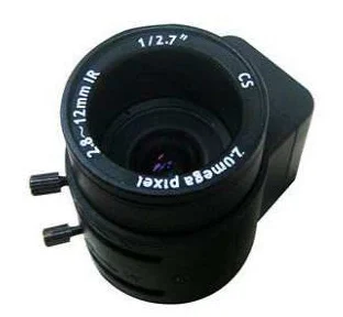 Videonovērošanas kameras objektīvs HD 2.8-12mm XD02812GMP, CS stiprinājums