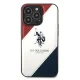 Apple iPhone 14 Pro 6.1\'\' US Polo Tricolor Embossed Case Cover (USHCP14LPSO3), White | Чехол Кейс...