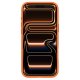 MagSafe silikona vāciņš Spigen iPhone 17 Pro Cosmic Orange | Phone Case Cover