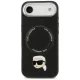 Чехол Karl Lagerfeld Karl Pin MagSafe для iPhone Air - Черный