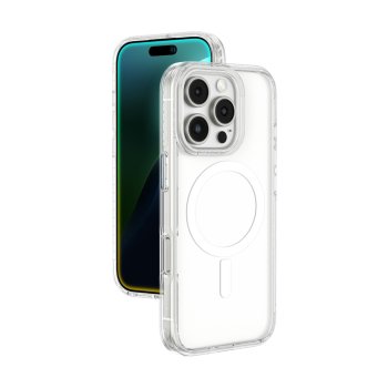 AmazingThing Titan Pro Mag vāciņš ar magnētisko gredzenu iPhone 16 Max - Caurspīdīgs | Case With Magnetic Ring ...