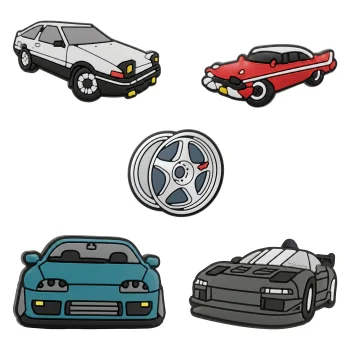 TFO 3D uzlīmes Fast cars, 5 gab.