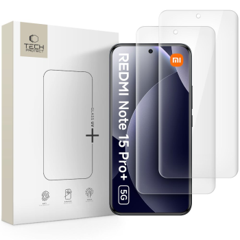 Защитное стекло Tech-Protect Glass UV+ (2 шт.) для Xiaomi Redmi Note 15 Pro+ 5G