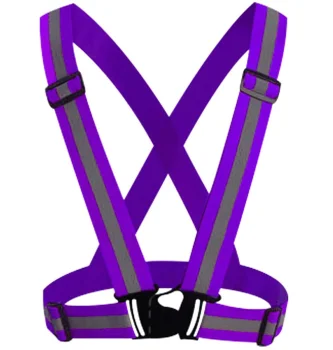 Atstarojoša josta veste, Purpursarkana | Reflective Suspenders Vest