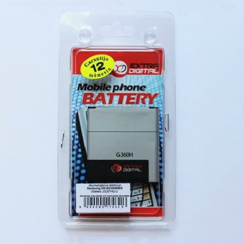 Extra Digital Battery Samsung G361, G360H (Galaxy Core Prime, BG360BB) - akumulators baterija