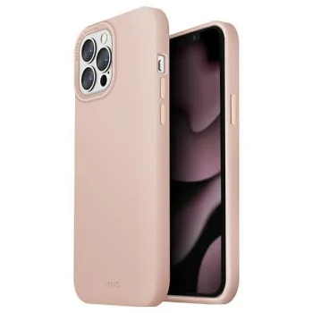 Apple Iphone 13 Pro 6,1" Uniq Etui Lino Hue Magsafe Case Cover, Pink | Telefona Maciņš Vāks Apvalks Bampers
