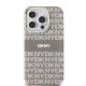 DKNY iPhone 15 Pro Case IML Mono & Stripe MagSafe, Beige