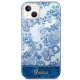 Чехол Guess Porcelain Collection для iPhone 14 Plus синий