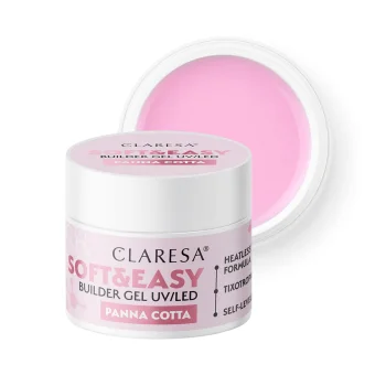 Моделирующий гель для ногтей Claresa Soft&Easy, Panna Cotta, 45 г