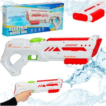 Automatic Electric Water Gun for Kids 10 m Range, White