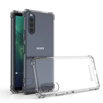 Sony Xperia 10 II Wozinsky Anti Shock Durable Case Cover, Transparent | Чехол для телефона