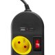 Maclean MCE508 B pagarinātājs, 4 ligzdas, USB-A/C, 1.5m, melns
