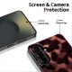 Чехол MagSafe Tech-Protect Lamano Samsung Galaxy A36 / A37 5G Черный/Коричневый