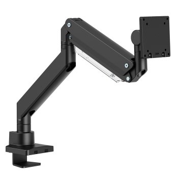 Maclean MC-968 galda monitora stiprinājums, gāzes atspere, 17"-57", 27 kg, melns