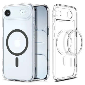 Чехол Spigen Ultra Hybrid Mag Magsafe для iPhone 17 / 17 Air, прозрачный/графитовый